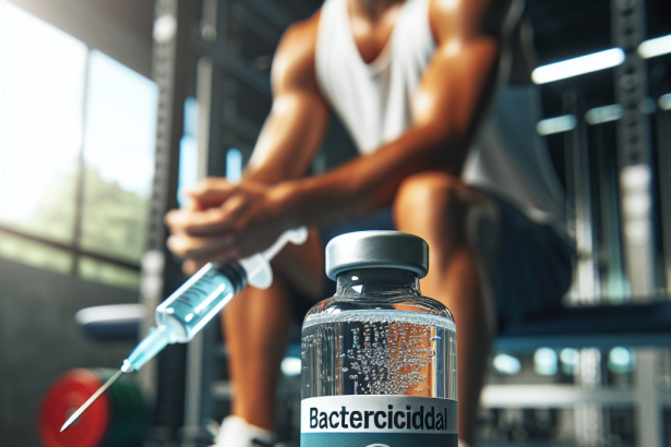 L'acqua battericida per iniezioni: un alleato indispensabile per gli sportivi di alto livello