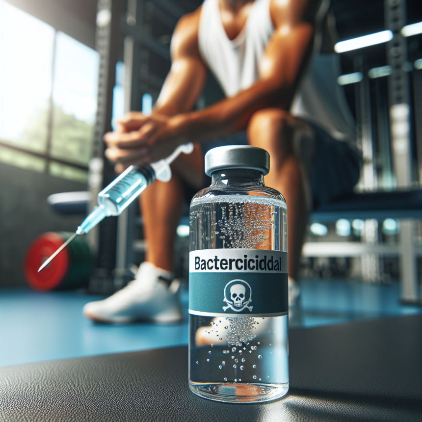 L'acqua battericida per iniezioni: un alleato indispensabile per gli sportivi di alto livello