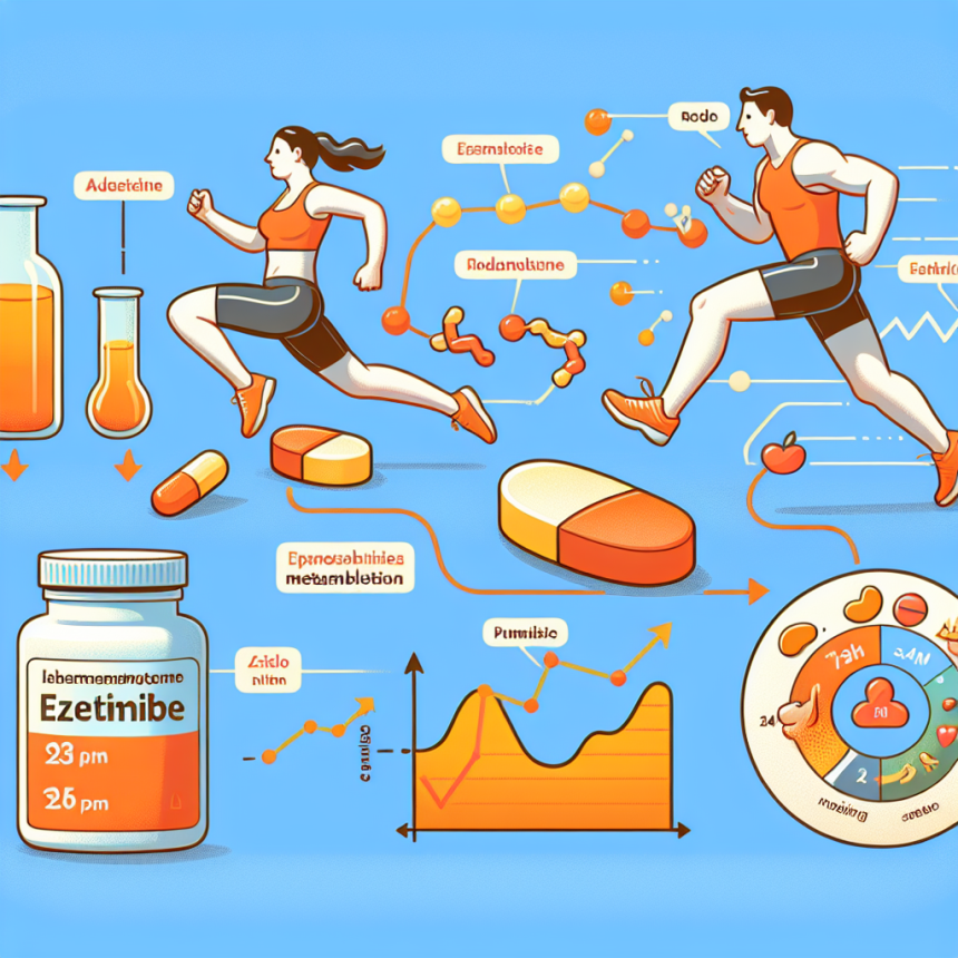 Come l'Ezetimibe influisce sul metabolismo durante l'attività fisica